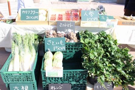 千葉西口マルシェ 千葉市産野菜